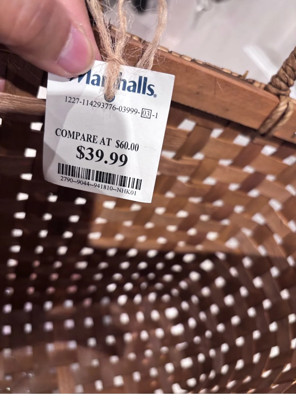 Large door basket